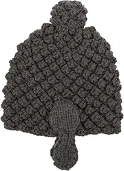 [Yardenfun] Maitreya Hat Outdoor Hat Outdoor Woolen Hat Woolen Beanie Cap Wool Knitted Hat Animal Hat for Women Chunky Baggy Hat Beanie Hat Caps Wear Hats Hood Fashion Knitting Hat Red Yarn