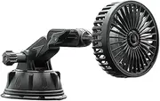 Yhsioaklo Fan for Car | Powerful Vehicle Cooler with Suction | Portable Car Fan with Strong Suction and 3 Speeds, for Vehicle Window, Windshield