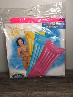 Vintage 1999 NOS Intex The Wet Set Inflatable Pool Float 72" X 27" Pink