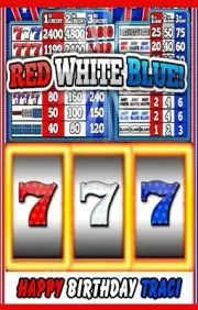 Slot Machine Personalized Edible Print Premium Cake Topper Frosting Sheet 5 Size