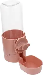 DECOMELODY Indoor Cat Water Feeder Automatic Hanging Dog Water Dispenser Durable Pet Drinking Bowl Easy to Clean Slip Design for Cages for Pet Owners