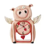 ALLEN DESIGN WALL CLOCK P1048 "PIGGY WINGS DESK CLOCK"