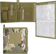 Kosiabte Map Case - Tactical Notebook, Multifunctional Weatherproof Map Case for Military Hiking, Tactical, Outdoor Activities.