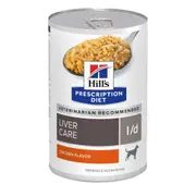 Hill's Prescription Diet l/d Liver Care Chicken Flavor Wet Dog Food 370 GM 12 Cans
