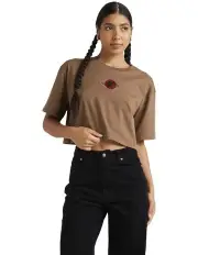 [RVCA] Jupiter Half Tee in Brown