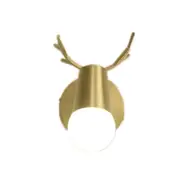 Copper Antler Wall Lamp Mirror Headlight Living Room Stairs Light (Without Light Source)