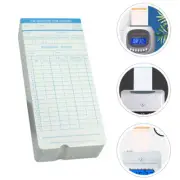 100 Sheets For Employee Attendance Recording Random Color