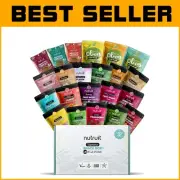 32 Pack MEGA Variety of Vegan, Non-GMO Snacks - Perfect Healthy Gift Box