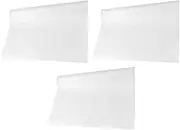 Cabilock 3 Rolls Kitchen Cabinets Drawer Desk Mat Anti-slip Mat Anti-wear Table Cushion Non-slip Cushion Household Shelf Liner Cabinet Liner Convenient Shelf Liner Eva Cabinet Mat Wardrobe