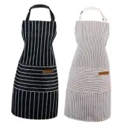 2 Pack Apron - Unisex, Adjustable Bib Kitchen Apron, Cooking Apron, Aprons for