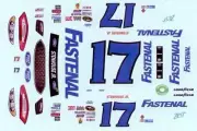 Winscals #17 Fastenal Darlington 2016 Ricky Stenhouse Jr Nascar decal