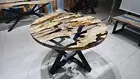 Epoxy Resin Dining Table – Custom Kitchen Table – Handmade Coffee Table arts