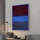 Shades of Blue Mark Rothko Canvas Unframed Print Art