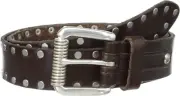 Robert Graham Heron Leather Belt Size 34 Nwt Brown
