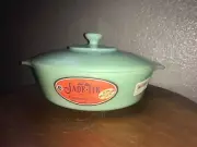 **NEW** Anchor Hocking Fire King Jadeite 2000 Casserole Dish with Lid 2 Quart