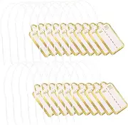 Homoyoyo 1set Price Labels with String Durable Paper Jewelry and Clothing Tags Easy to Use Display Price Tags for Marking Products Lightweight and Convenient for Stores 500pcs