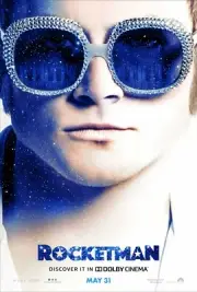 Rocketman (2019) Taron Egerton Jamie Bell Elton John Musical Movie Poster NEW