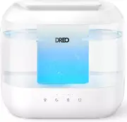Top Fill 4L Humidifier with Oil Diffuser Nightlight 32H Runtime Quiet Ultrasonic