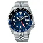 SEIKO精工SEIKO 5SPORTS系列GMT雙時區機械錶-藍黑(SSK003K1/4R34-00A0B)SK028