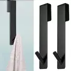 2 Pack Bathroom Door Back Hook Over Glass Door Towel Rack Shower Hanger