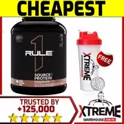 R1 RULE 1 SOURCE7 PROTEIN WHEY BLEND 55 SERVES 5LB CHOCOLATE PB // ISOLATE WPI