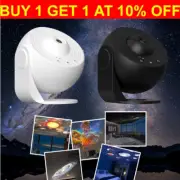 12in1 Planetarium Projector Galaxy Starry Sky Night Light Rotating Star LED Lamp