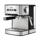 Pronti 1.6L Automatic Coffee Espresso Machine Italian Steam Milk Frother Silver