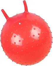 Inflatable Croissant Jumping Ball Spiky Massage Exercise Ball for Fitness Fun Random Color for Balance Training and Coordination