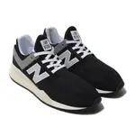 NEW BALANCE NB247系列 - 男女黑灰楦避震透氣慢跑鞋- NO.MS247MR