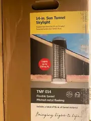 Brand New Velux TMF 014 Flexible 8’ Tunnel Tubular Bubble Dome Skylight 14In 14”