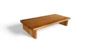 20" CIDS Monitor Stand Oak 1" Golden Pecan 20x11.25x4.88 TV Shelf Wood NEW