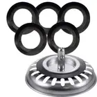 5Pcs Franke Fitting Strainer Plug Washer Rubber Seal Sink Drainer