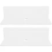 2 Pcs Wall Shelf Versatile Acrylic Stand Bedside Floating Bathroom