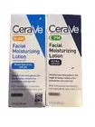 CeraVe cera ve AM (3oz) PM (3oz) Facial Moisturizing Lotion Combo Pack NIB 01/26