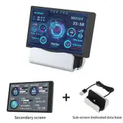 AIDA64 3.5 Inch IPS Small Secondary USB-C Screen Computer Status Monitoring Part