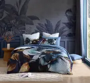 Logan & Mason Golden Glow Quilt Cover Set Navy