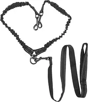 Abaodam Double Dog Leash No Tangle Walking Leash 360° Swivel Rotation Reflective Pet Leash with Soft Padded Handle for Dog Cat Puppy Walking Training