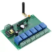 110-240V 6 Channel RF Relay Module Board Remote Control Switch Accessory New