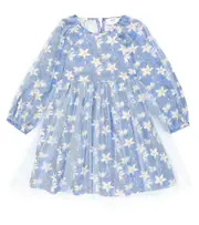 [Paade Mode] Paade Mode Floral tulle dress Y 14 blue