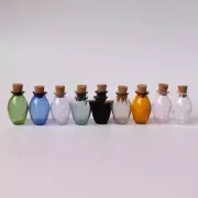 4PC Dollhouse Miniature Glass 1/6 Scale Color Bottles Cork Bottles Accessories