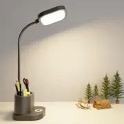 LED Desk Lamps for Office Desktop With USB Charging Port, 3 Bright Lighting M...
