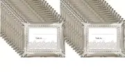 MCS Wedding Photo Frame/Placecard Holder, 69043, 24-Pack, Rustic Brown, 24 Count