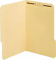 Globe-Weis/Pendaflex Manila Fastener Folders, Legal Size, 1 Fastener, 1/3 Cut Tab, 50-Count (19534-18PT)