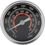 BEBEMOKO Stainless Steel Meat Thermometer with Luminous Pointer for Ovens Grills and Smokers Easy to Read Gadget for Accurate Cooking