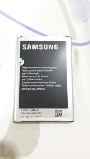 三星 NOTE3 3G版 32G容量 SM-N900零件機