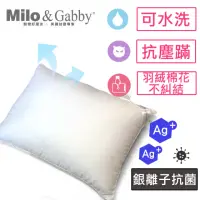 在飛比找momo購物網優惠-【Milo&Gabby】動物好朋友-超細纖維防蹣大枕心