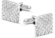 925 Sterling Silver Cufflinks for Men | Classic Shirts Cufflink Accessories Cuff