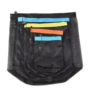 Hiking Tool Outdoor Stuff Sack Drawstring Bags Camping Sports Mesh Storage Bag