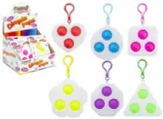 Push Pop Keyring Simple Dimple Mini Fidget Xmas Kids Stocking Fillers