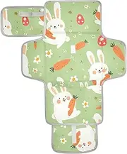 Reusable Baby Changing mat with Tissue Pocket Travel Changing pad for Baby Lightweight & Foldable Changing Station